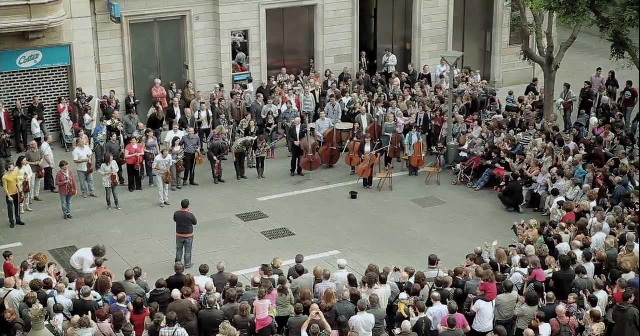 Beethoven’s “Ode to Joy” Brought to Life in a Spanish Flashmob of 100 Musicians